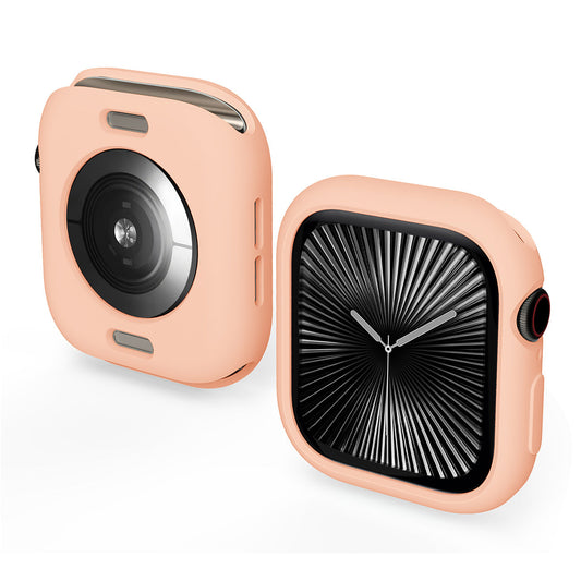For Apple Watch Series 10 42mm ENKAY HAT PRINCE Candy Color TPU Watch Case Shockproof Cover - Pink