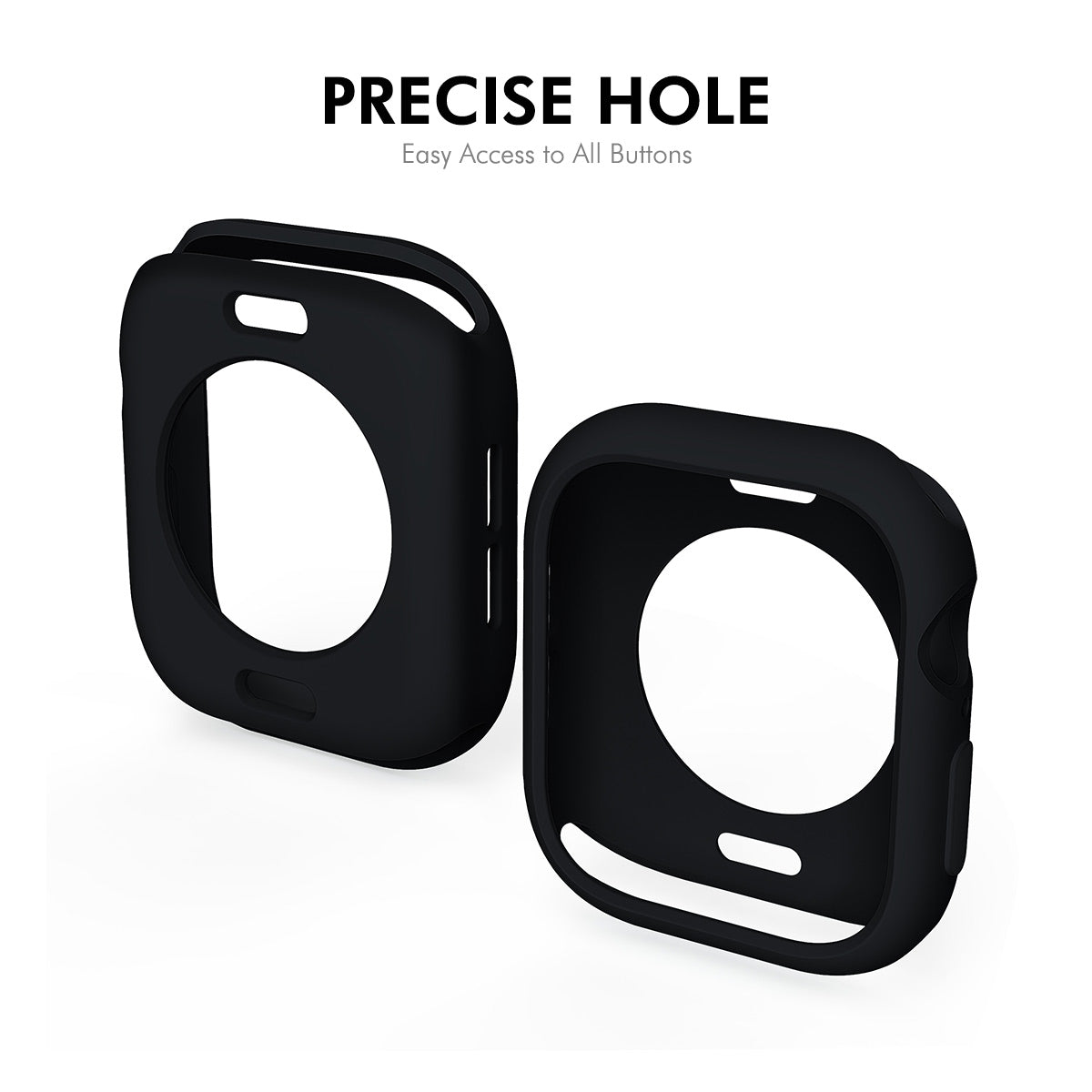 For Apple Watch Series 10 42mm ENKAY HAT PRINCE Candy Color TPU Watch Case Shockproof Cover - Purple