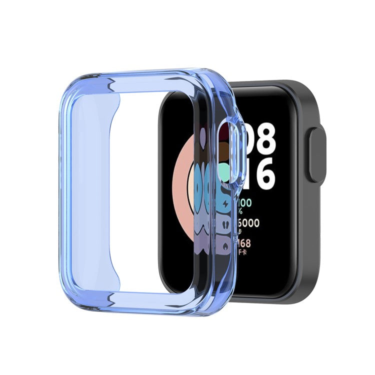 TPU Smart Watch Protective Half Coverage Cover for Xiaomi Mi Watch Lite/Redmi Watch - Blue
