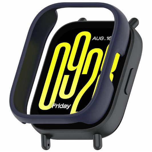 For Xiaomi Redmi Watch 5 Lite Protective Cover Hollow-Out PC Watch Frame Case - Midnight Blue