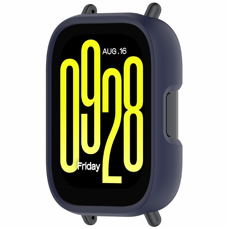 For Xiaomi Redmi Watch 5 Lite Protective Cover Hollow-Out PC Watch Frame Case - Midnight Blue