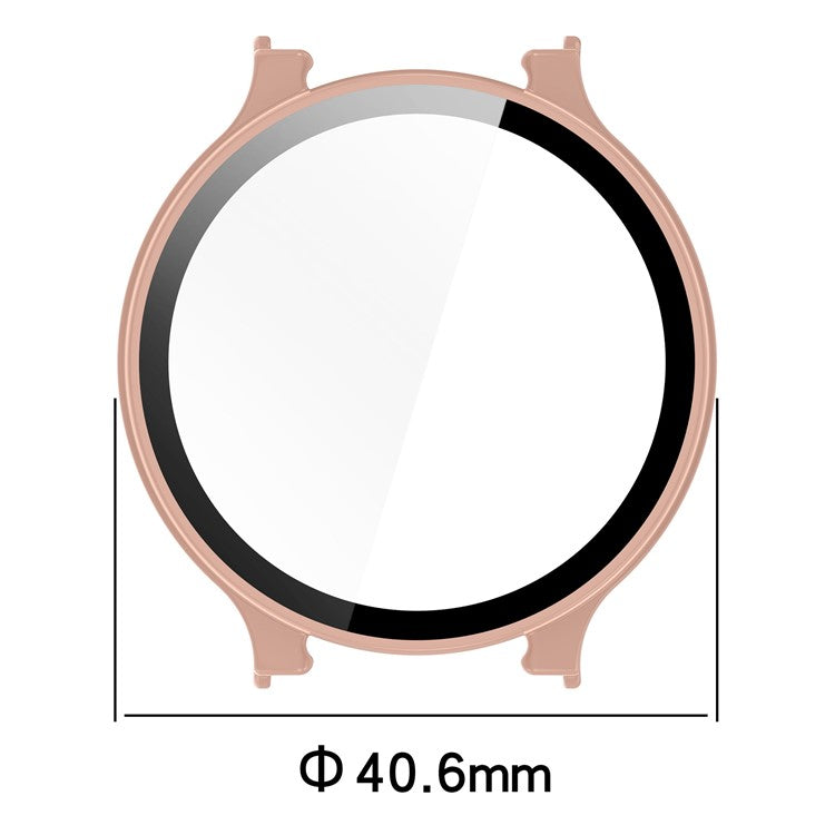 For Garmin Lily 2 Active / Lily 2 Protective Case PC Watch Cover with Screen Film - Transparent