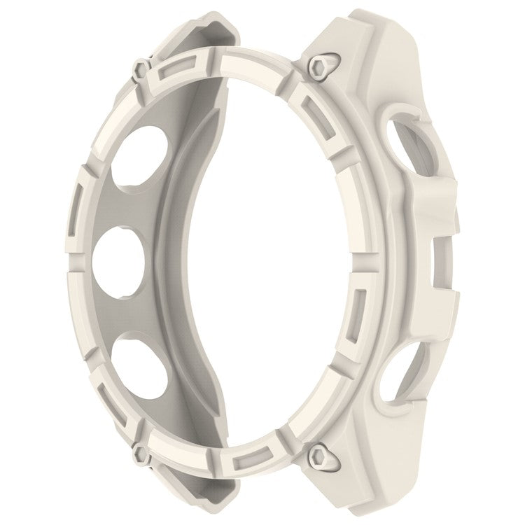 For Garmin Fenix 8 Solar 47mm Watch Case Quick Release Soft TPU Watch Cover - Starlight