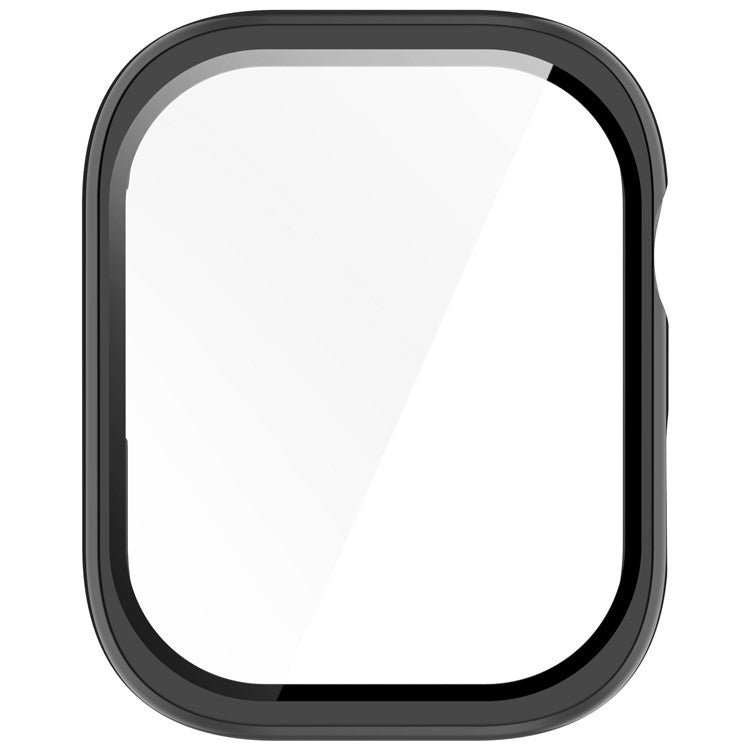 For Huawei Watch D2 Case Hard PC All Around Watch Cover with Tempered Glass Film - Black