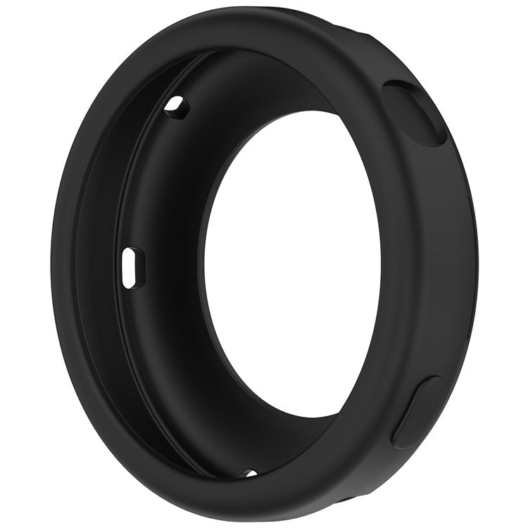 For Huawei Watch GT 5 Pro 42mm Case Soft Silicone Protective Frame Cover - Black