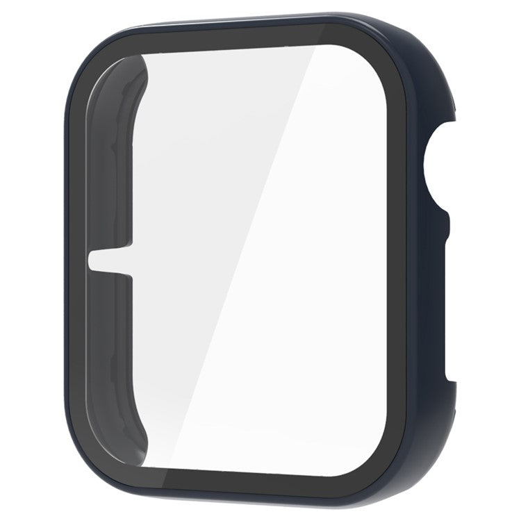 For Honor Watch 5 Anti-scratch Hard PC Watch Case with Built-In Tempered Glass Film - Midnight Blue