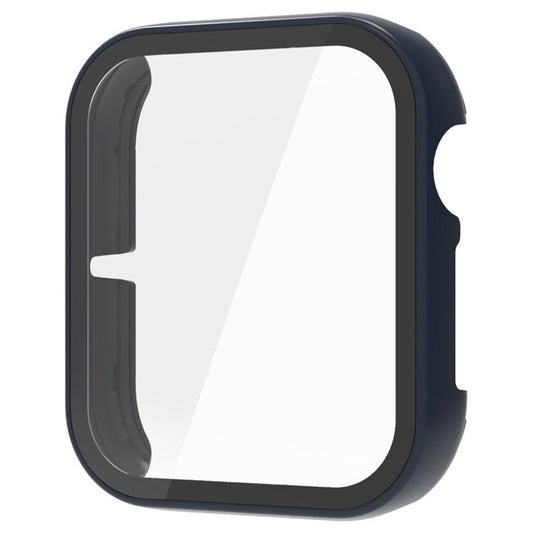 For Honor Watch 5 Anti-scratch Hard PC Watch Case with Built-In Tempered Glass Film - Midnight Blue