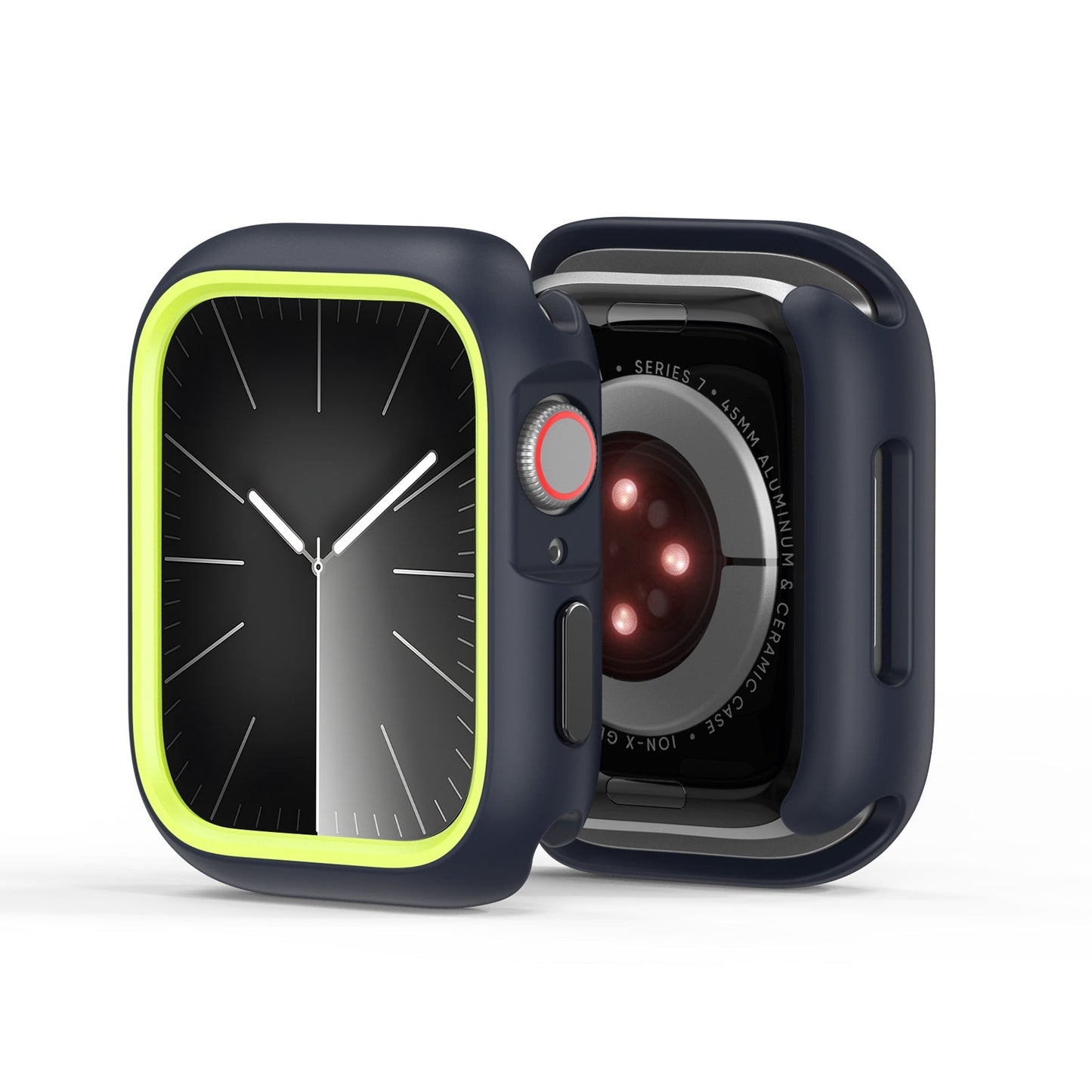 For Apple Watch Series 10 46mm Case DUX DUCIS Bamo Series Watch Cover Shockproof Smartwatch Protector - Midnight Green