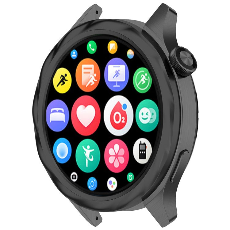 For Xiaomi Watch S4 / S4 eSIM Version / S3 / S3 eSIM Version Bezel Ring 316 Stainless Steel Bezel Loop Cover - Black Thread