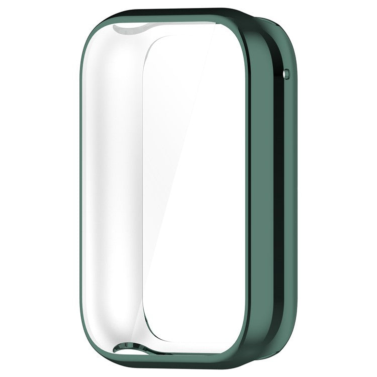 For Xiaomi Smart Band 9 Pro Watch Case Electroplating Full-Wrapped TPU Cover - Green