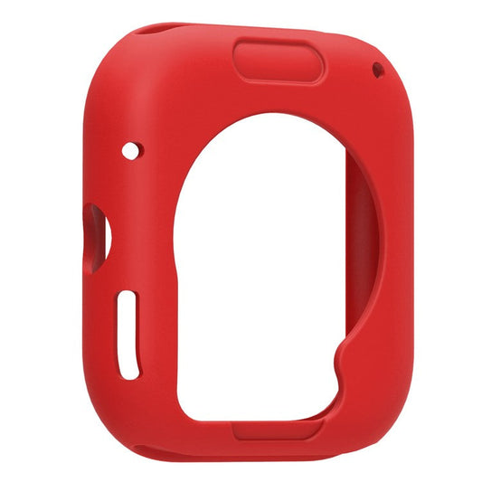 For vivo iQOO Watch GT  /  Watch GT Watch Case Soft Silicone Hollow Watch Frame Cover - Red
