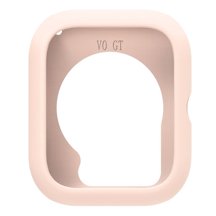 For vivo iQOO Watch GT  /  Watch GT Watch Case Soft Silicone Hollow Watch Frame Cover - Light Pink