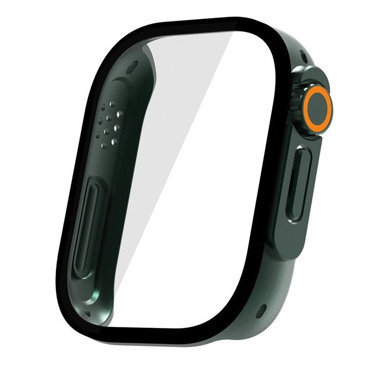 For Xiaomi Redmi Watch 5 Active PC Frame Watch Case with Tempered Glass Screen Film - Green