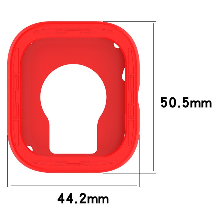 For Xiaomi Redmi Watch 5 / Watch 5 eSIM Silicone Case Hollow Watch Protective Cover - Dark Grey