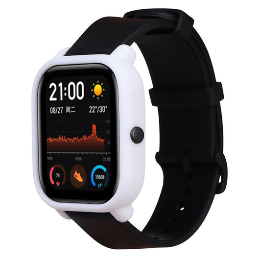 For Huami Amazfit GTS Silicone Protective Case Slim Fit Durable Cover - White