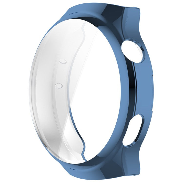 For Huawei Watch 4 Pro TPU Watch Case Full Coverage Protective Cover - Electroplate Blue