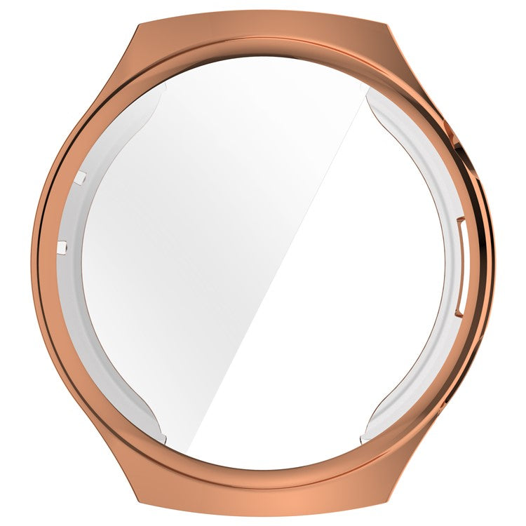 For Huawei Watch 4 Pro TPU Watch Case Full Coverage Protective Cover - Electroplate Rose Gold