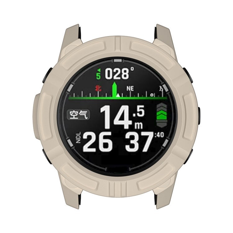 For Garmin Descent G2 Anti Scratch Protective Case Rugged Armor TPU Shell Watch Cover - Starlight