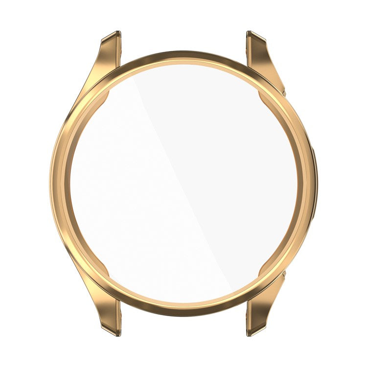 For Garmin Approach S50 Watch Case Electroplating Full Wrapped TPU Cover - Rose Gold