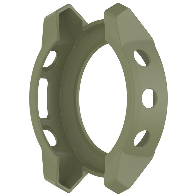 Watch Case for Garmin Descent G2 / G1 / G1 Solar / G1 Solar Letel Soft TPU Hollow Shockproof Bumper Frame - Green