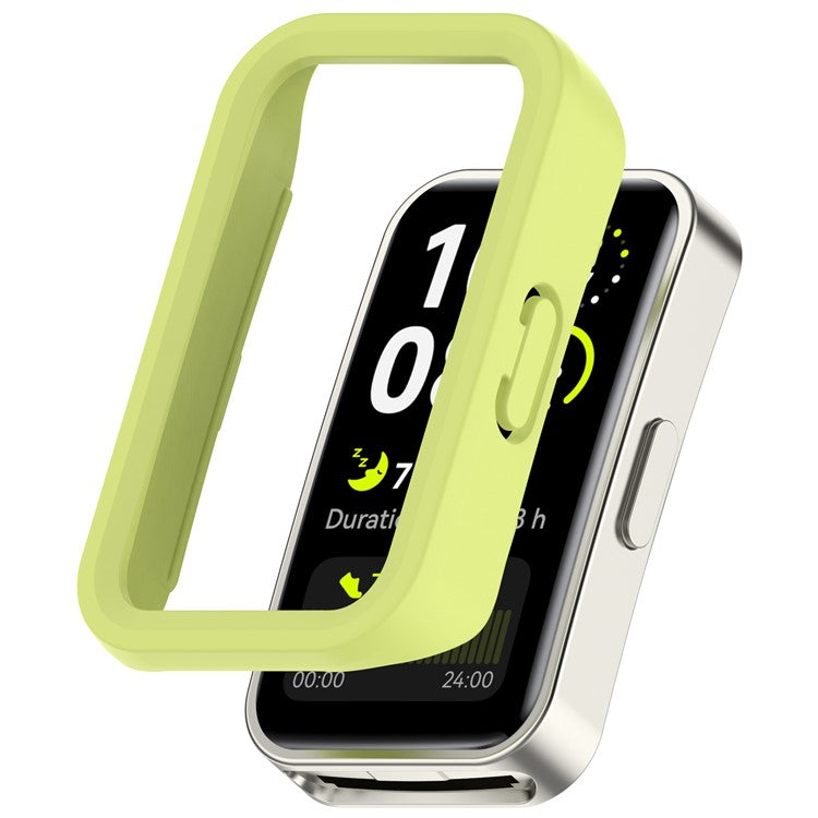 Watch Case For Huawei Band 10 NFC  /  10  /  9 NFC  /  9  /  8 NFC  /  8 Half-Wrapped Hollow Hard PC Protective Cover - Green