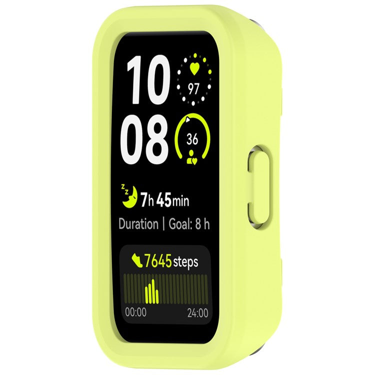 Watch Case For Huawei Band 10 NFC  /  10  /  9 NFC  /  9  /  8 NFC  /  8 Half-Wrapped Hollow Hard PC Protective Cover - Green