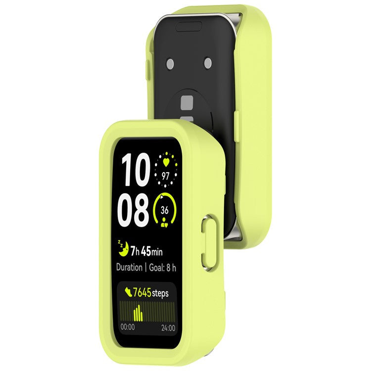 Watch Case For Huawei Band 10 NFC  /  10  /  9 NFC  /  9  /  8 NFC  /  8 Half-Wrapped Hollow Hard PC Protective Cover - Green