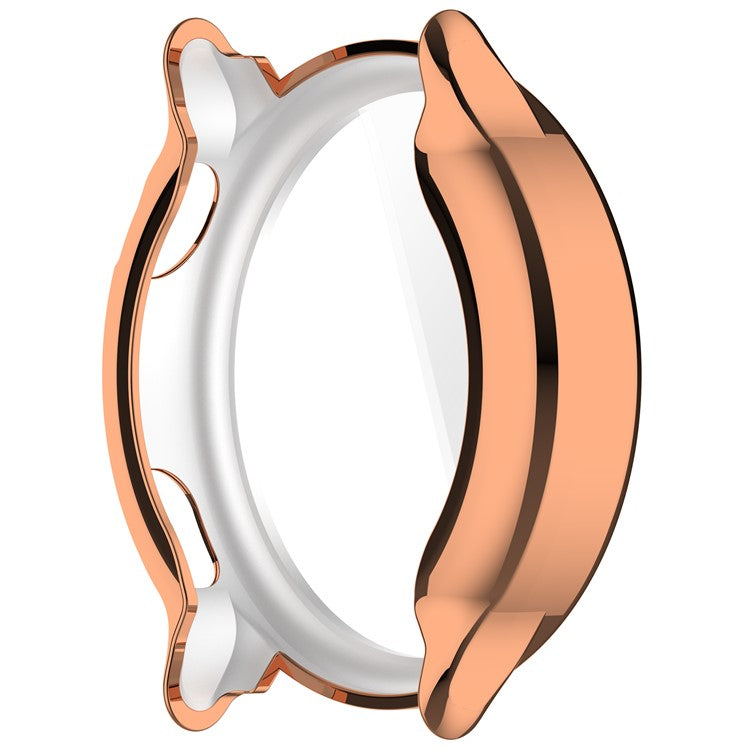 For Garmin Vivoactive 6 Watch Case Full Protection Scratch Resistant TPU Cover - Rose Gold