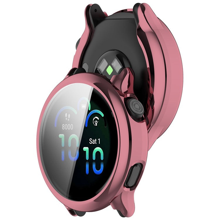 For Garmin Vivoactive 6 Watch Case Full Protection Scratch Resistant TPU Cover - Pink