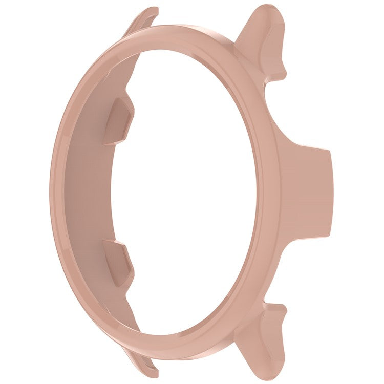For Garmin Vivoactive 6 Case Half-Wrapped Hollow Hard PC Watch Cover - Pink