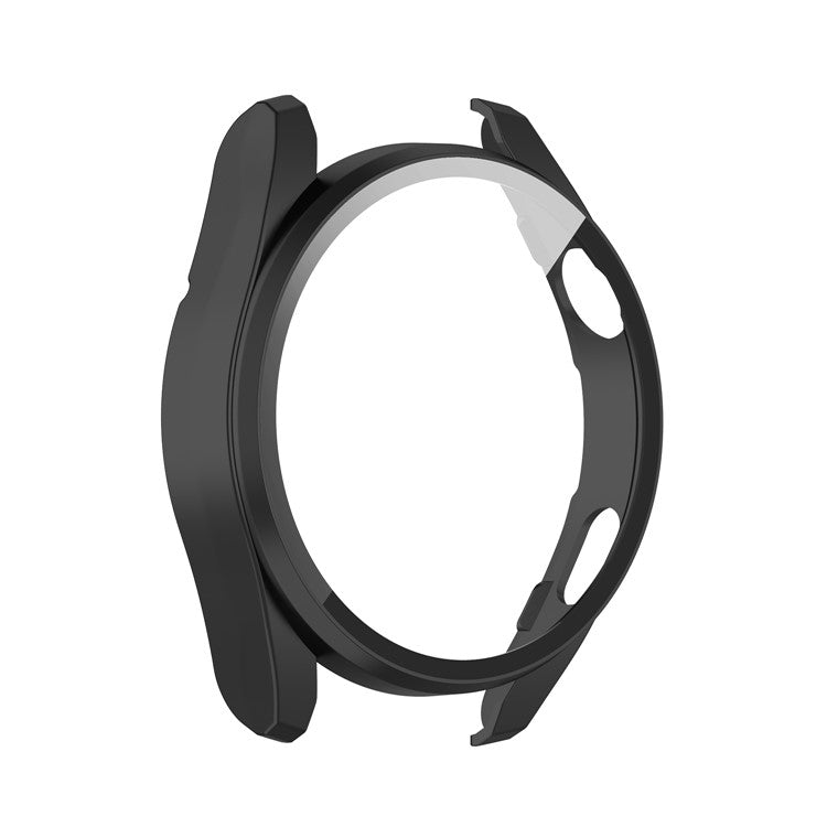 For Huawei Watch 3 Pro Full Coverage PC Protective Cover with Tempered Glass Hard Screen Protector - Black