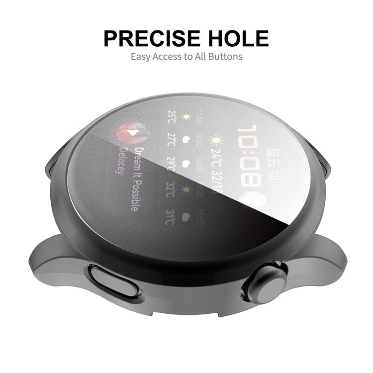 ENKAY HAT PRINCE All-round Protection Electroplating TPU Watch Case Cover for Huawei Watch 3 46mm - Rose Gold