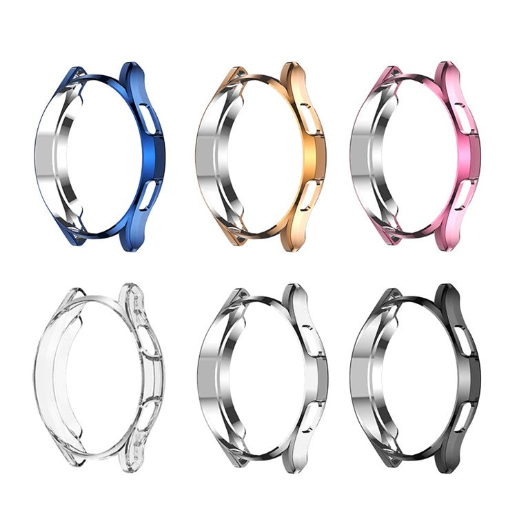 Soft TPU Watch Frame Case Cover Protector for Samsung Galaxy Watch4 40mm - Transparent