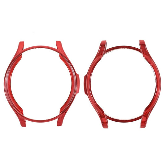 Electroplating Soft TPU Smart Watch Case Cover Shell Protector for Samsung Galaxy Watch4 Classic 42mm - Red
