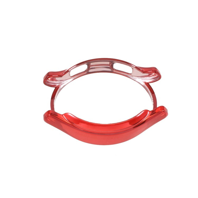 Electroplating Soft TPU Smart Watch Case Cover Shell Protector for Samsung Galaxy Watch4 Classic 42mm - Red