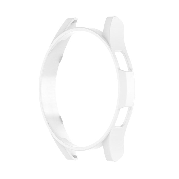 Shockproof Half Watch Protective Cover Film Hollowed PC Watch Frame Case for Samsung Galaxy Watch4 Classic 42mm - White