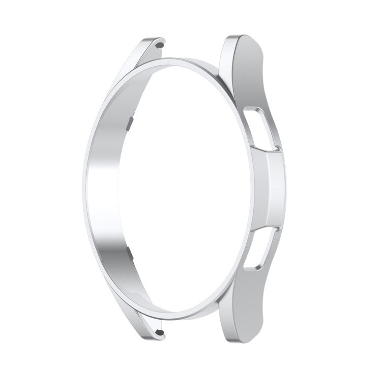 Shockproof Half Watch Protective Cover Film Hollowed PC Watch Frame Case for Samsung Galaxy Watch4 Classic 42mm - Silver