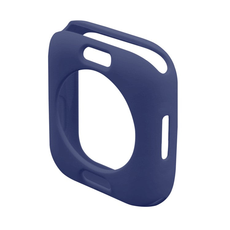ENKAY HAT PRINCE Soft TPU Watch Case Cover with PET Screen Protector for Apple Watch Series 9 / 8 / 7 45mm - Dark Blue