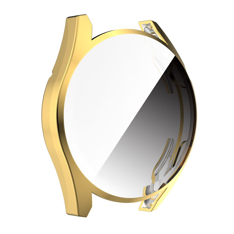 Anti-scratch Electroplating TPU Protective Watch Case Protector Cover for Huawei Watch GT 3 42mm - Gold
