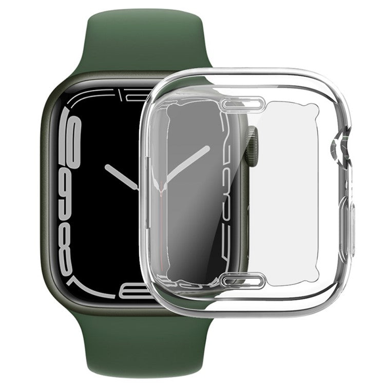 IMAK UX-3 Series Flexible TPU All-Around Anti-Scratch Protective Case for Apple Watch Series 9 / 8 / 7 41mm