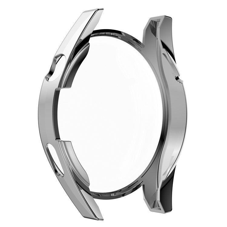 Soft TPU Full Cover Electroplated Durable Smart Watch Protective Case Shell for Huawei Watch GT 3 42mm - Silver