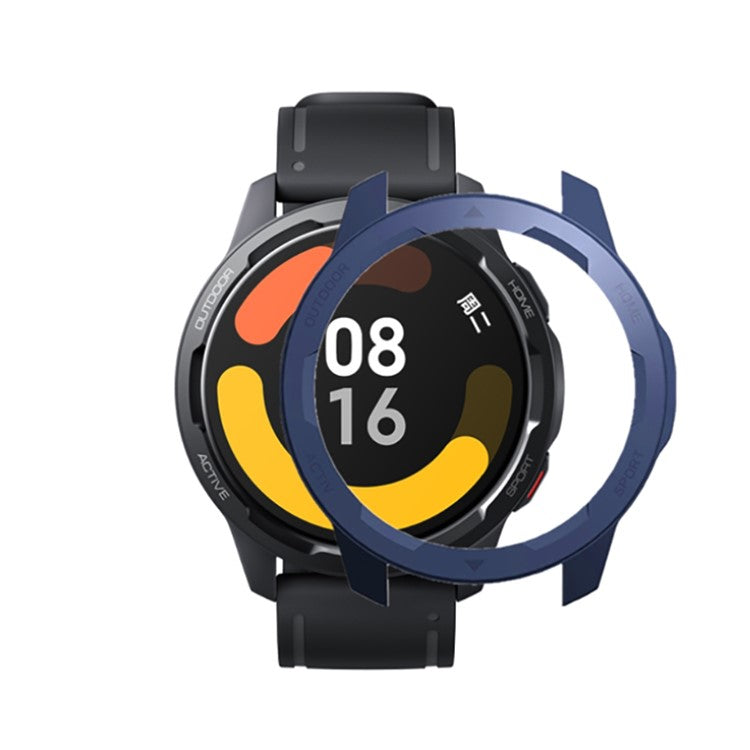 For Xiaomi Watch Color 2 Hard PC Anti-drop Smart Watch Protective Frame Case - Midnight Blue