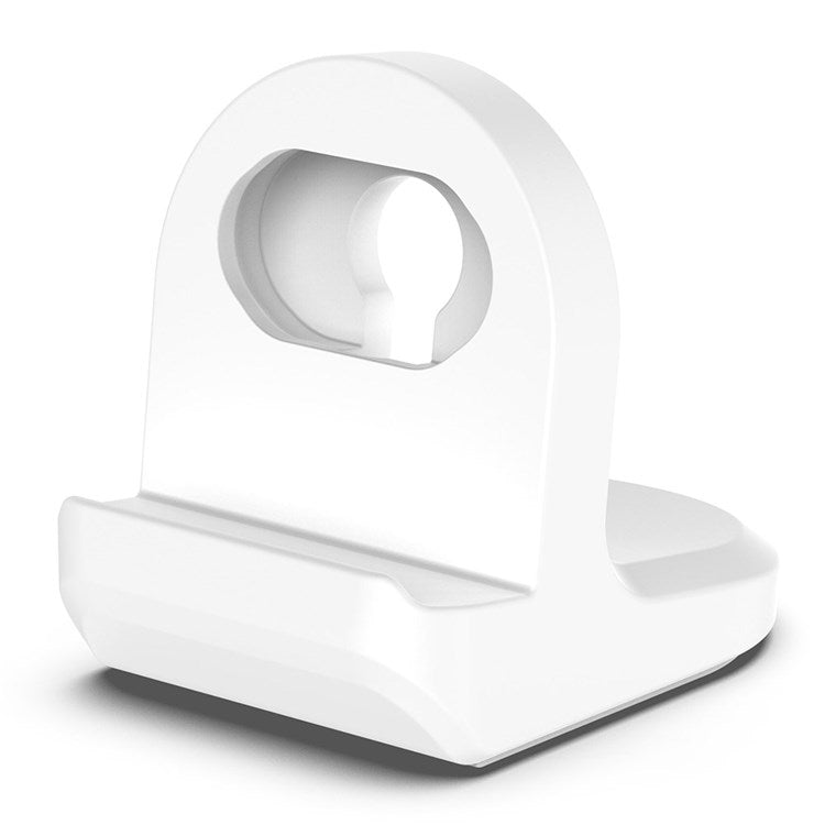 For Huami Amazfit T-Rex 2 / GTS3 / GTR2 / Bip U Smart Watch Charger Holder Silicone Charging Stand Base - White