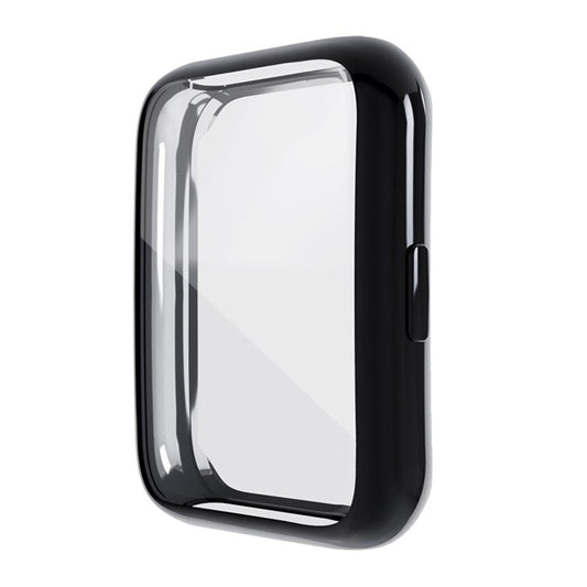 For Huawei Watch Fit 2 Electroplated 360-Degree Protection TPU Case with Screen Cover Anti-Drop Smart Watch Case - Black