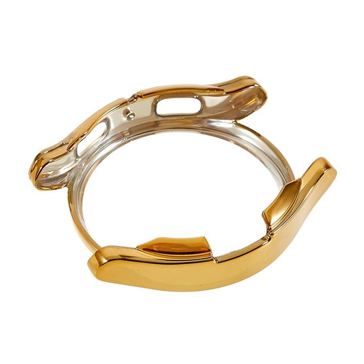 For Samsung Galaxy Watch5 44mm All-around Flexible TPU Case Soft Frame Shock Resistant Protective Cover - Gold