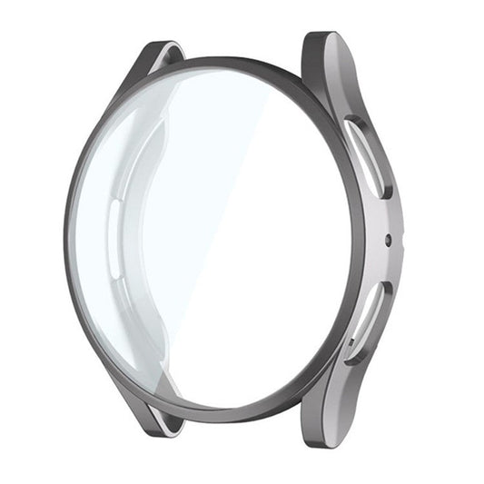 ENKAY HAT PRINCE For Samsung Galaxy Watch5 40mm Soft TPU Watch Case All Around Anti-Fall Electroplating Protective Cover - Grey
