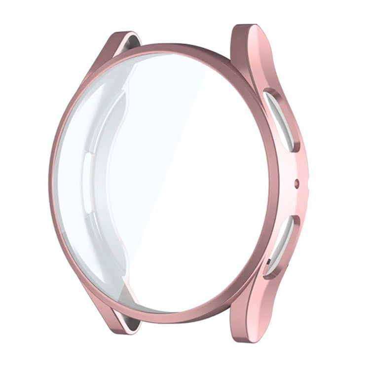 ENKAY HAT PRINCE For Samsung Galaxy Watch5 40mm Soft TPU Watch Case All Around Anti-Fall Electroplating Protective Cover - Pink