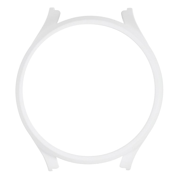 For Samsung Galaxy Watch 5 Pro 45mm Hard PC Bumper Protective Cover Hollowed-out Scratch Resistant Electroplating Frame - Transparent