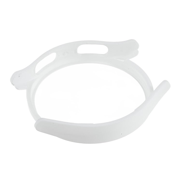 For Samsung Galaxy Watch 5 Pro 45mm Hard PC Bumper Protective Cover Hollowed-out Scratch Resistant Electroplating Frame - Transparent