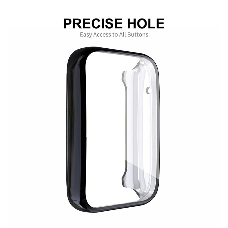 ENKAY HAT PRINCE For Xiaomi Mi Band 7 Pro Full Protection Soft TPU Watch Case Drop-Proof Electroplating Protective Cover with TPU Screen Film - Purple